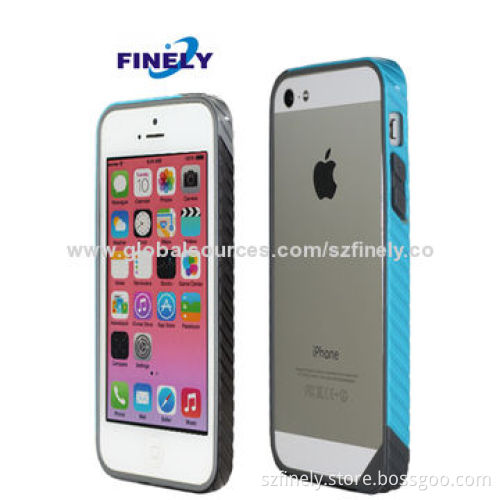 Ultra-thin Bumper Cases for iPhone 5/5S, Double Injection, Very Lightweight and Simple